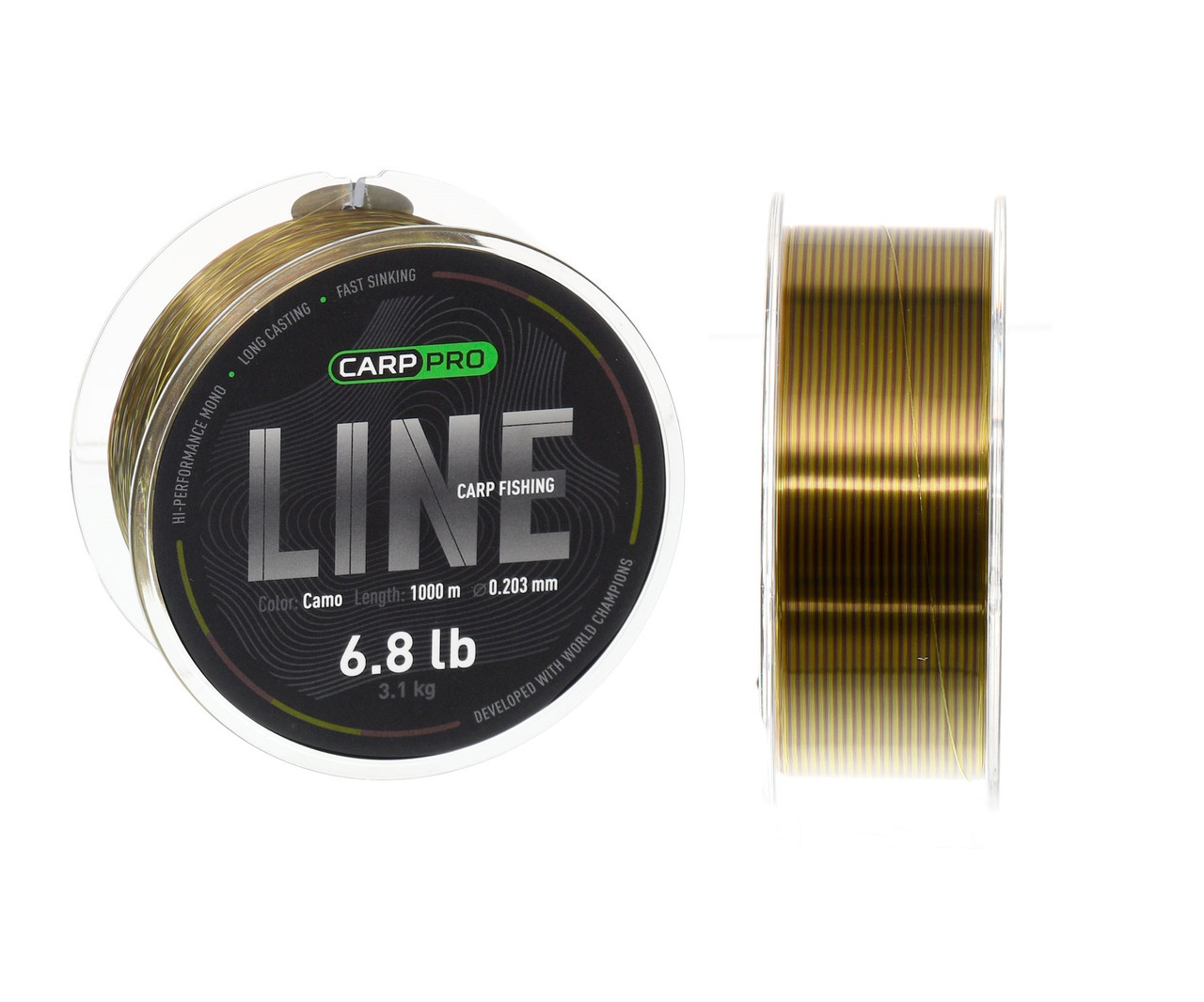 Жилка Carp Pro Carp Fishing Line Camo 1000 м 0.331мм 7.5 кг