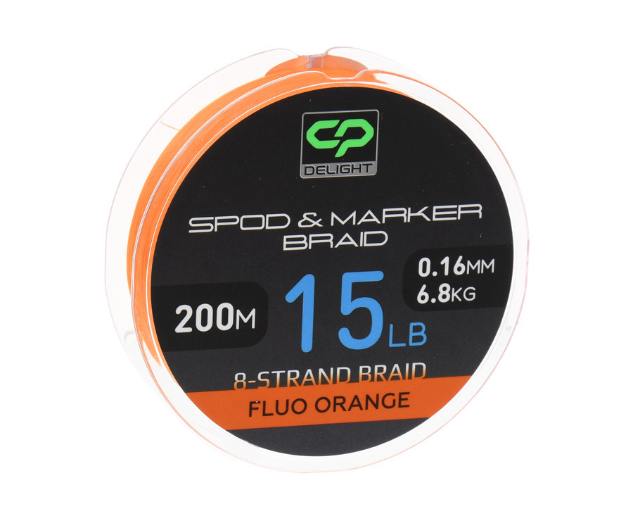 Шнур Carp Pro Delight Spood & Marker Braid PE X8 0.16мм 15 lb 200 m