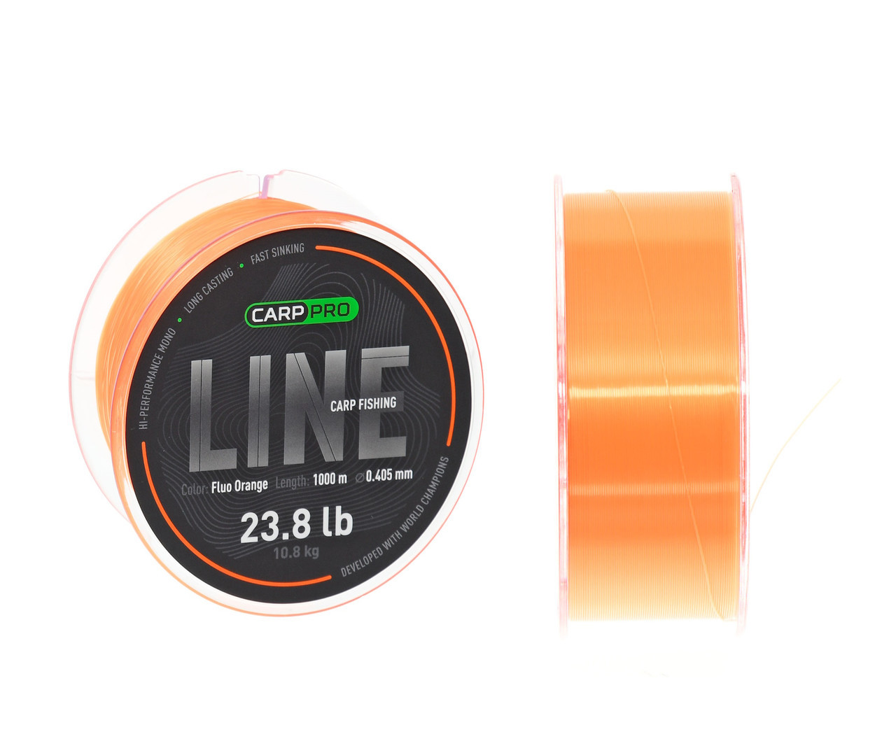 Волосінь Carp Pro Fishing Line Camo Fluo Orange 1000 м 0.286 мм 5.7 кг