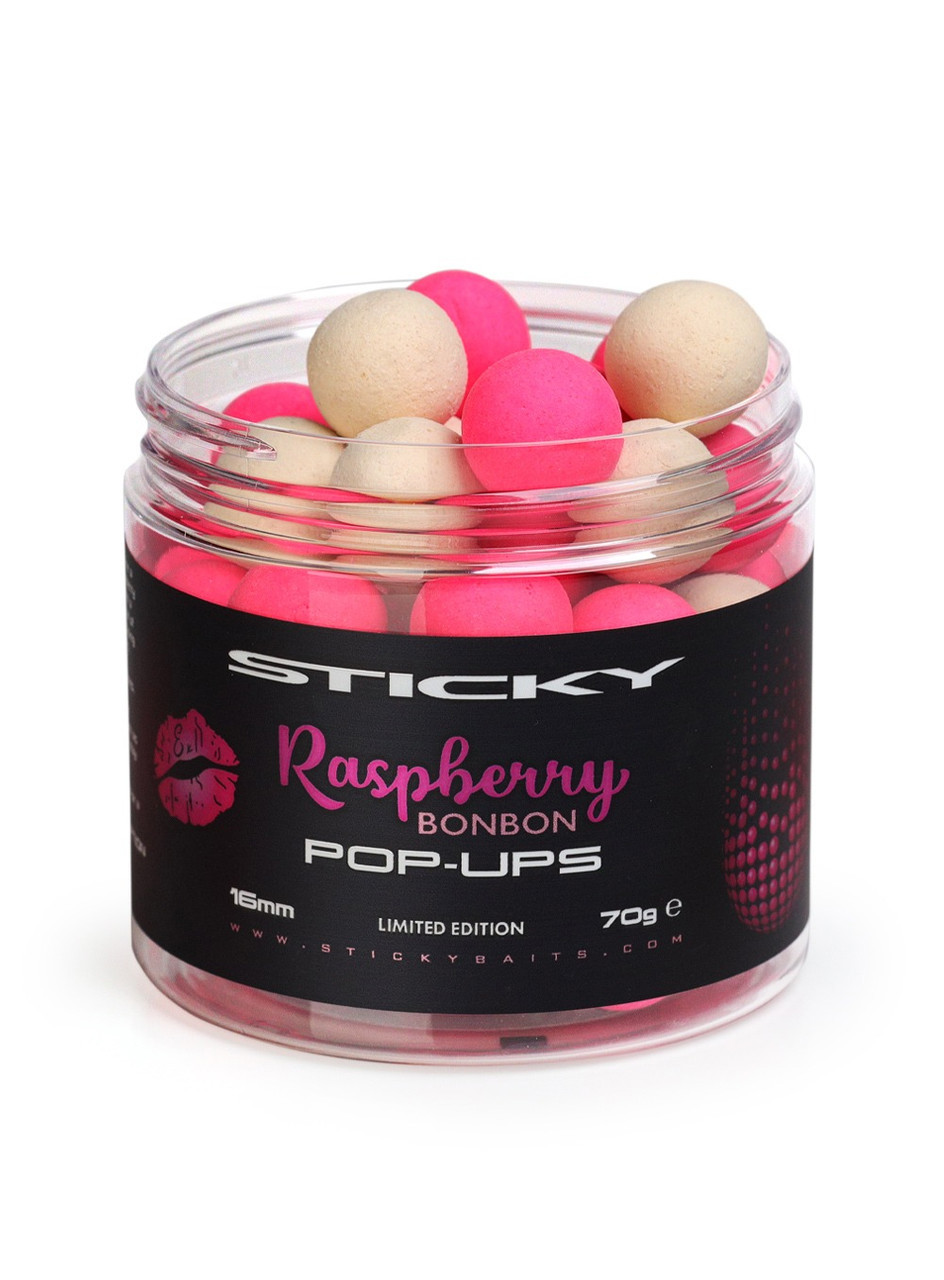 Pop-Ups Sticky Baits Raspberry Bonbon 16 мм 70 г