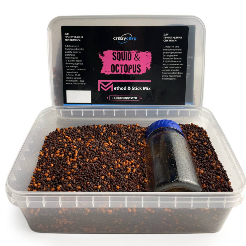 Метод стік-мікс Crazy carp Squid Octopus 400g