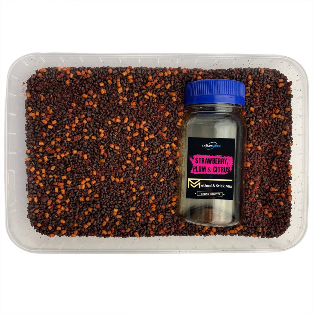 Метод стік-мікс Crazy carp Strawberry Plum Citrus 400g