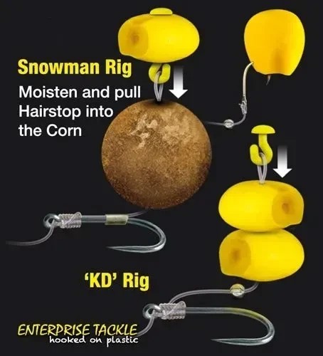 Штучна кукурудза Enterprise Tackle Super Soft Sweetcorn Yellow 2 Sizes plus Stops
