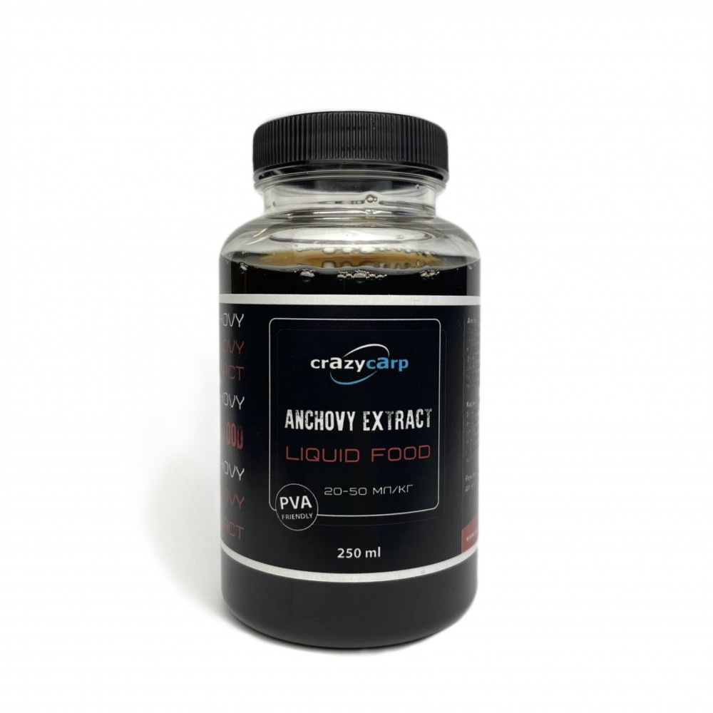 Ліквід Crazy carp Anchovy Extract 500 ml