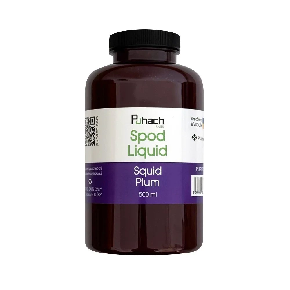 Ліквід Puhach Baits Spod Liquid 500 ml Squid Plum