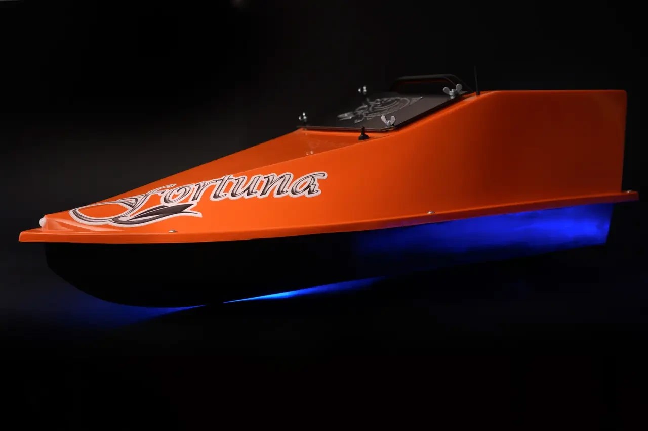 Кораблик для підгодовування Фортуна з акумулятором 45000 mAh Помаранчевий