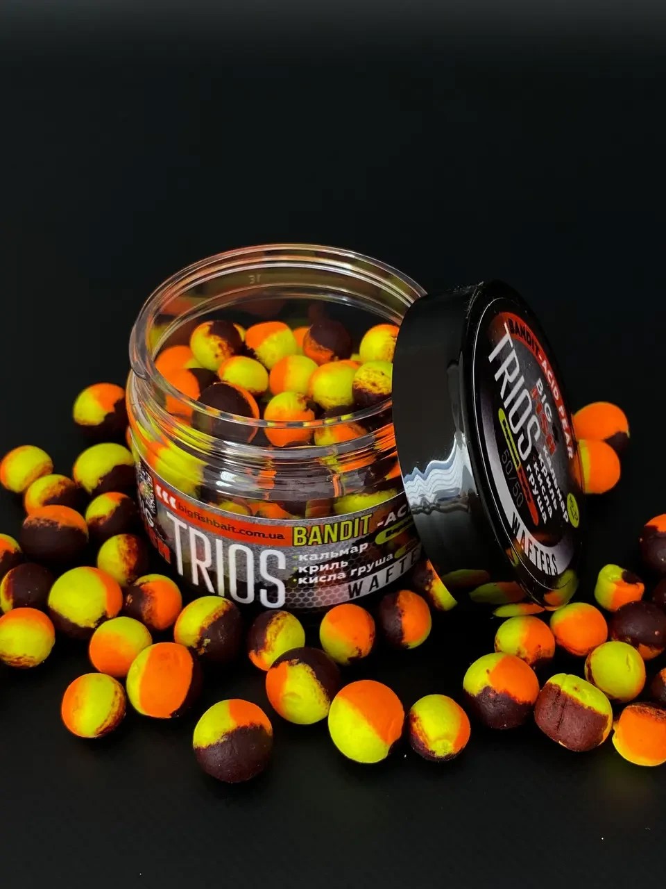 Вафтерс TRIOS Bandit Acid Pear кальмар, криль, кисла груша 10-12 mm