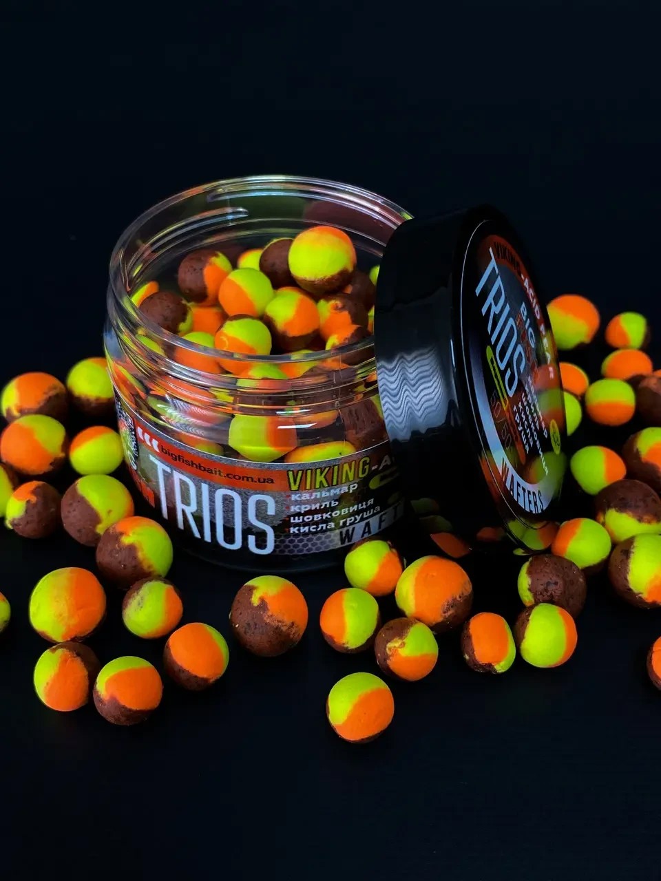 Вафтерс TRIOS Viking Acid Pear кальмар, криль, шовковиця, кисла груша 10-12 мм