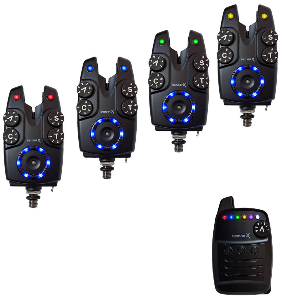 Набір сигналізаторів клювання World4Carp Sensor X  4+1