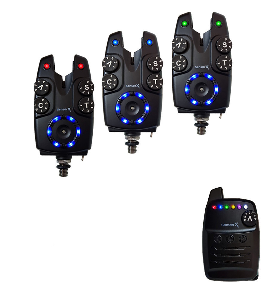 Набір сигналізаторів клювання World4Carp Sensor X  3+1