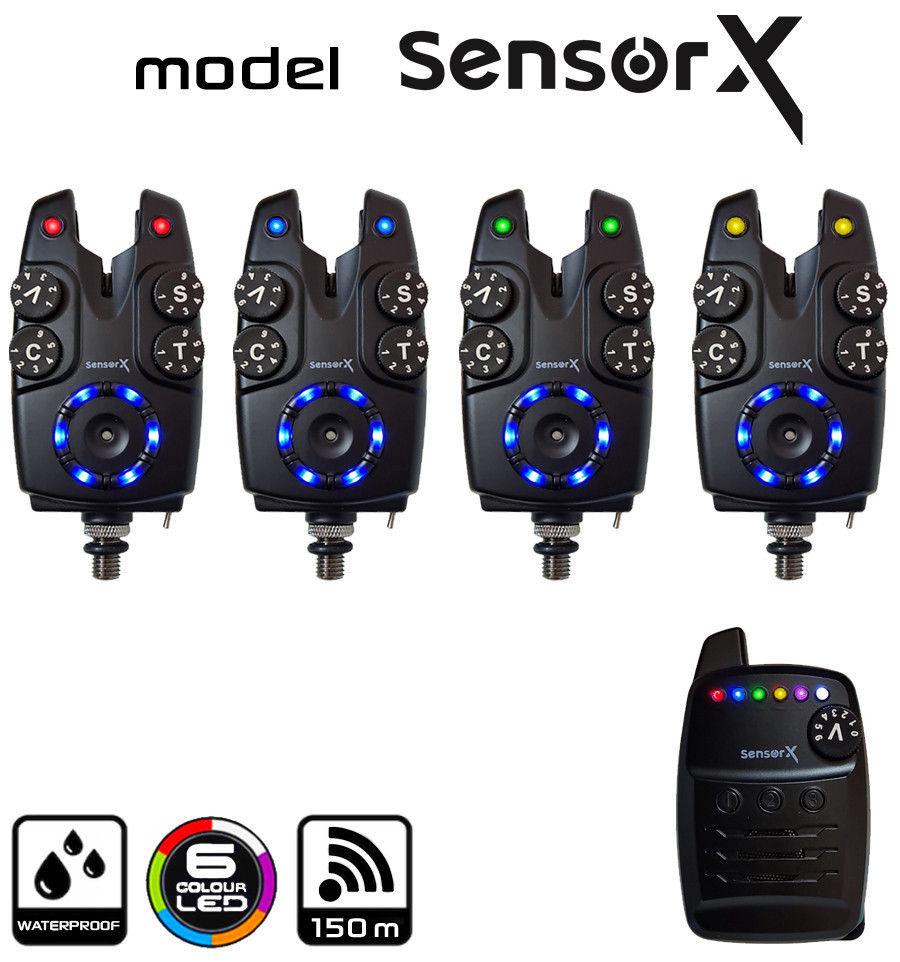 Набір сигналізаторів клювання World4Carp Sensor X  2+1