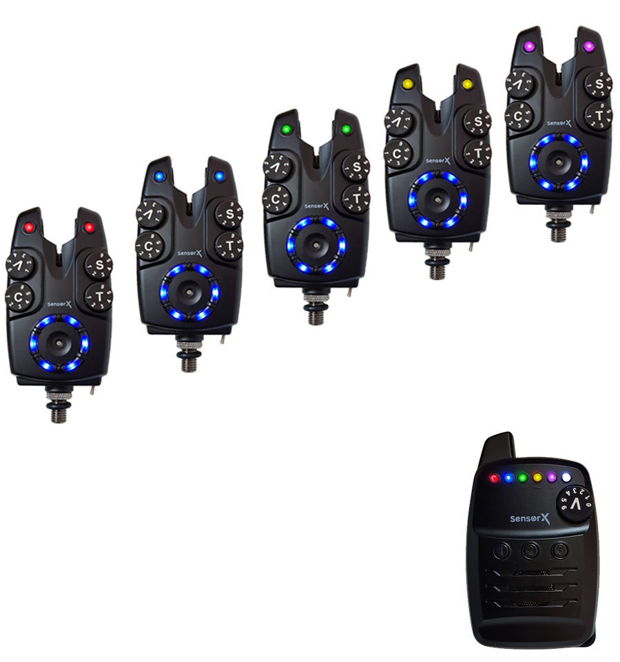 Набір сигналізаторів клювання World4Carp Sensor X  5+1