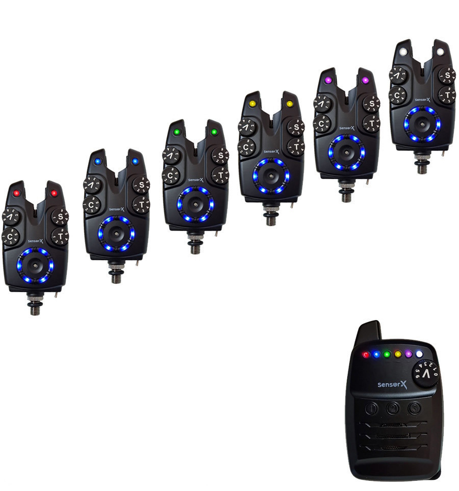 Набір сигналізаторів клювання World4Carp Sensor X  6+1