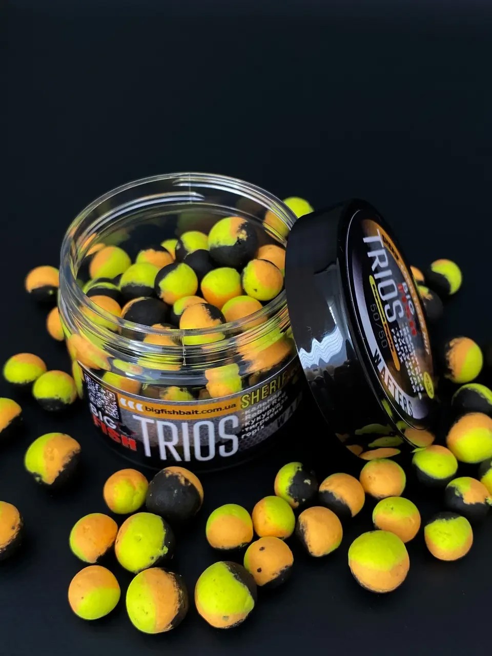 Вафтерс TRIOS Sheriff Corn-Tiger Nut кальмар, Robin Red, кукурудза, тигровий горіх 10-12 мм