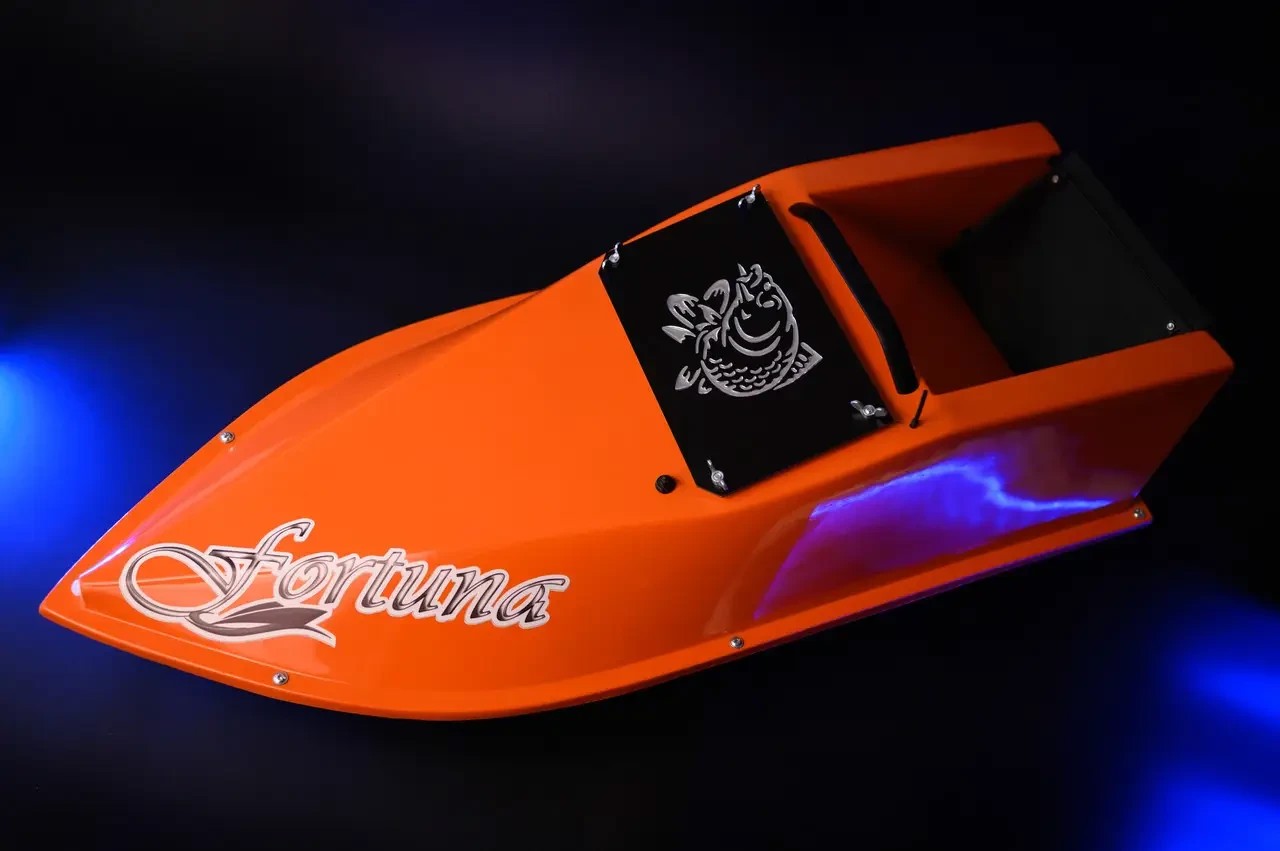 Кораблик Фортуна з GPS автопілотом Fortuna X та ехолотом Toslon520 на 45000mAh Помаранчевий