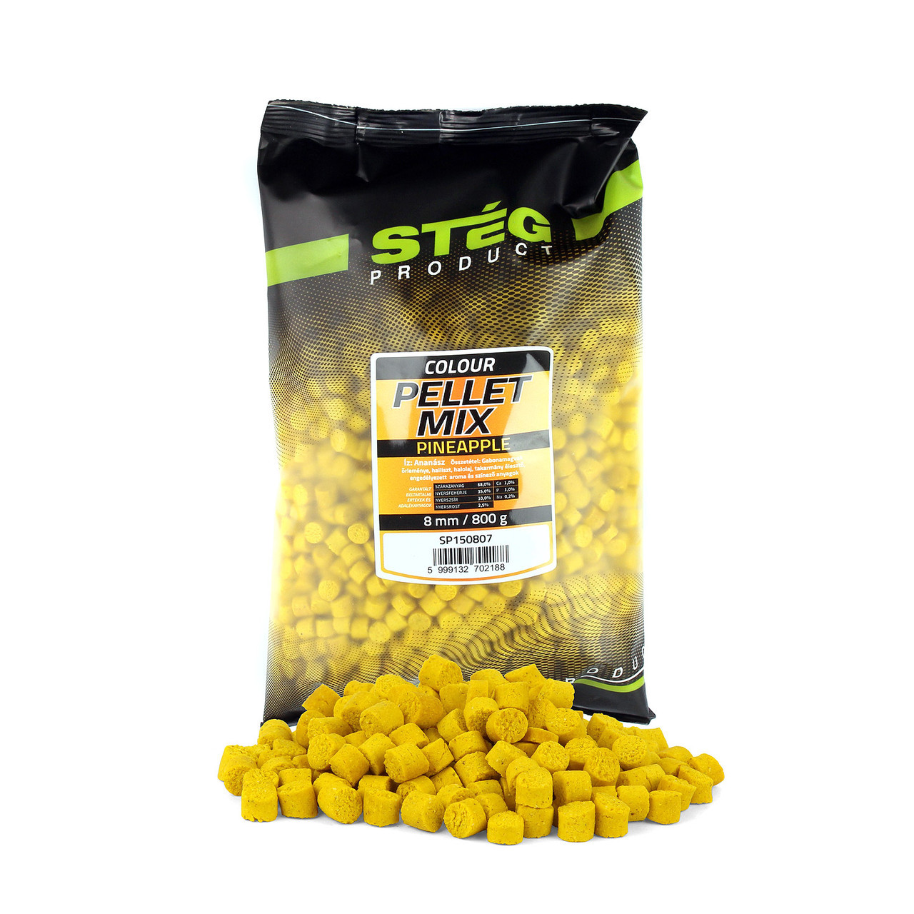 Пелетс Steg Pellet Mix 8 мм 800 г — Pineapple (Ананас)