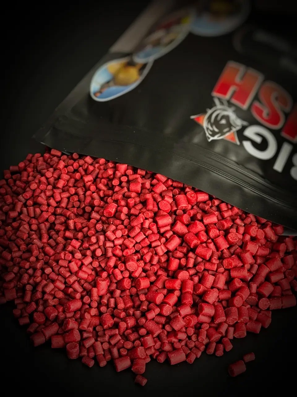 Пелетс Big fish Exotic Strawberry суниця полуниця Premium Pellets мікс 4-6мм