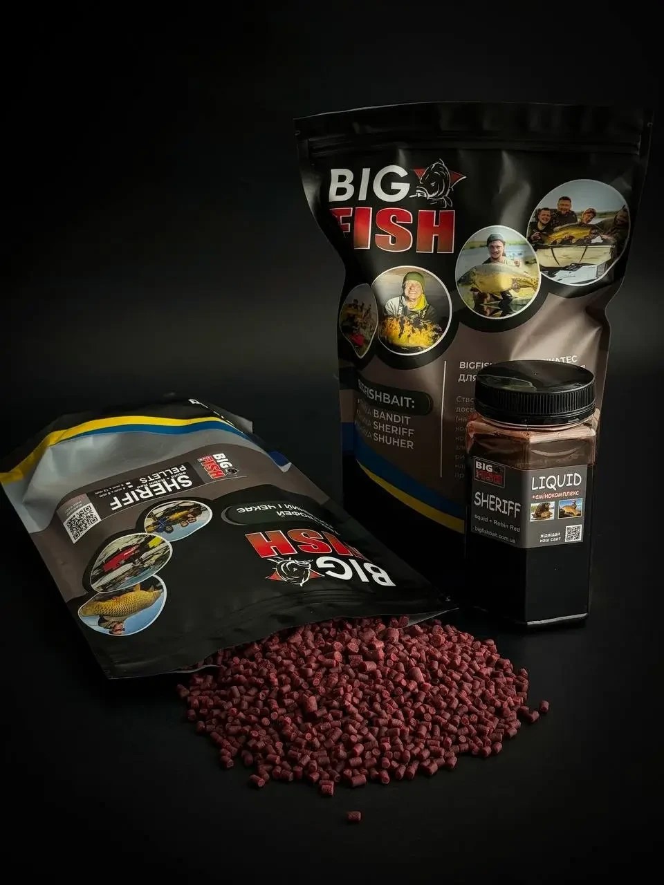 Пелетс Big fish Sheriff Premium Pellets мікс 4-6мм