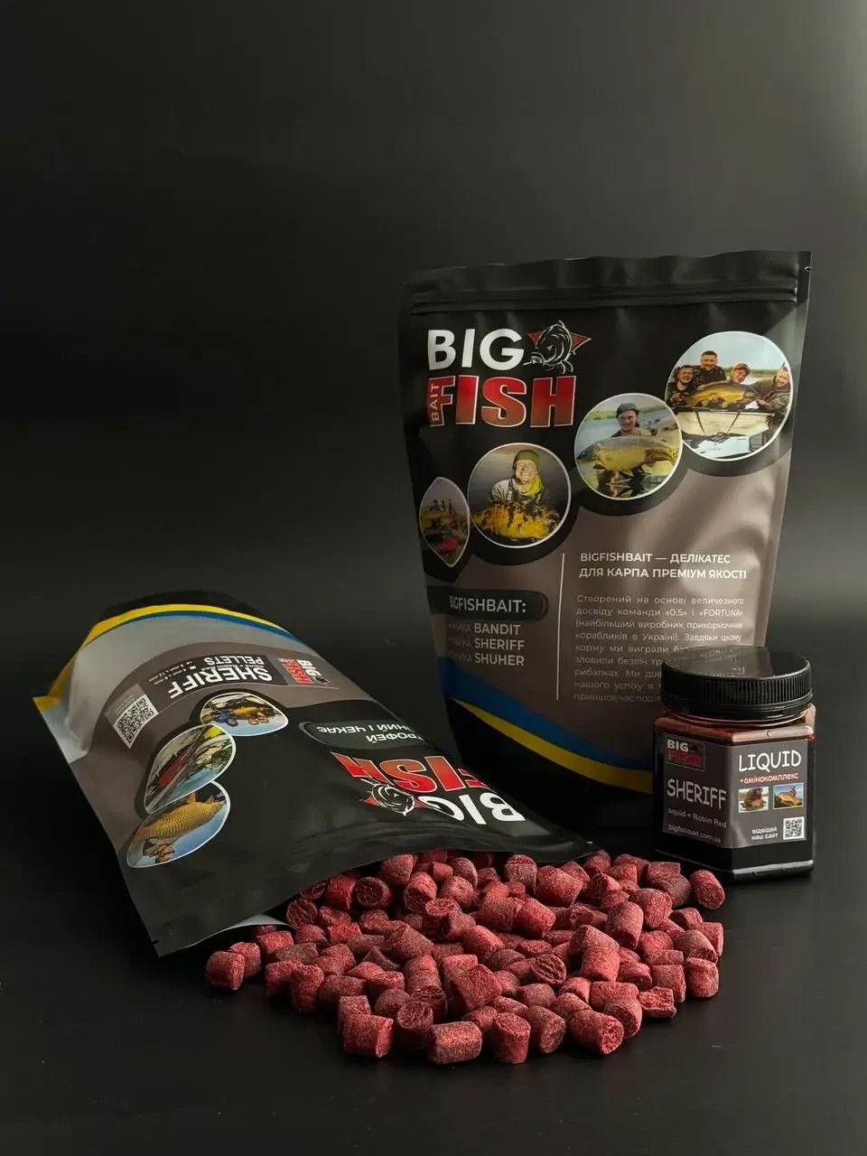 Пелетс Big fish Sheriff Premium Pellets мікс 8-12мм