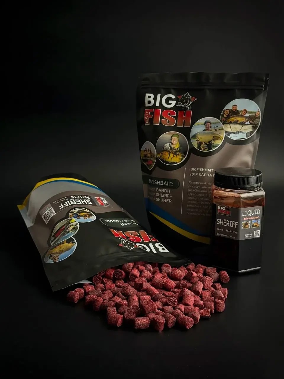 Пелетс Big fish Sheriff Premium Pellets мікс 8-12мм