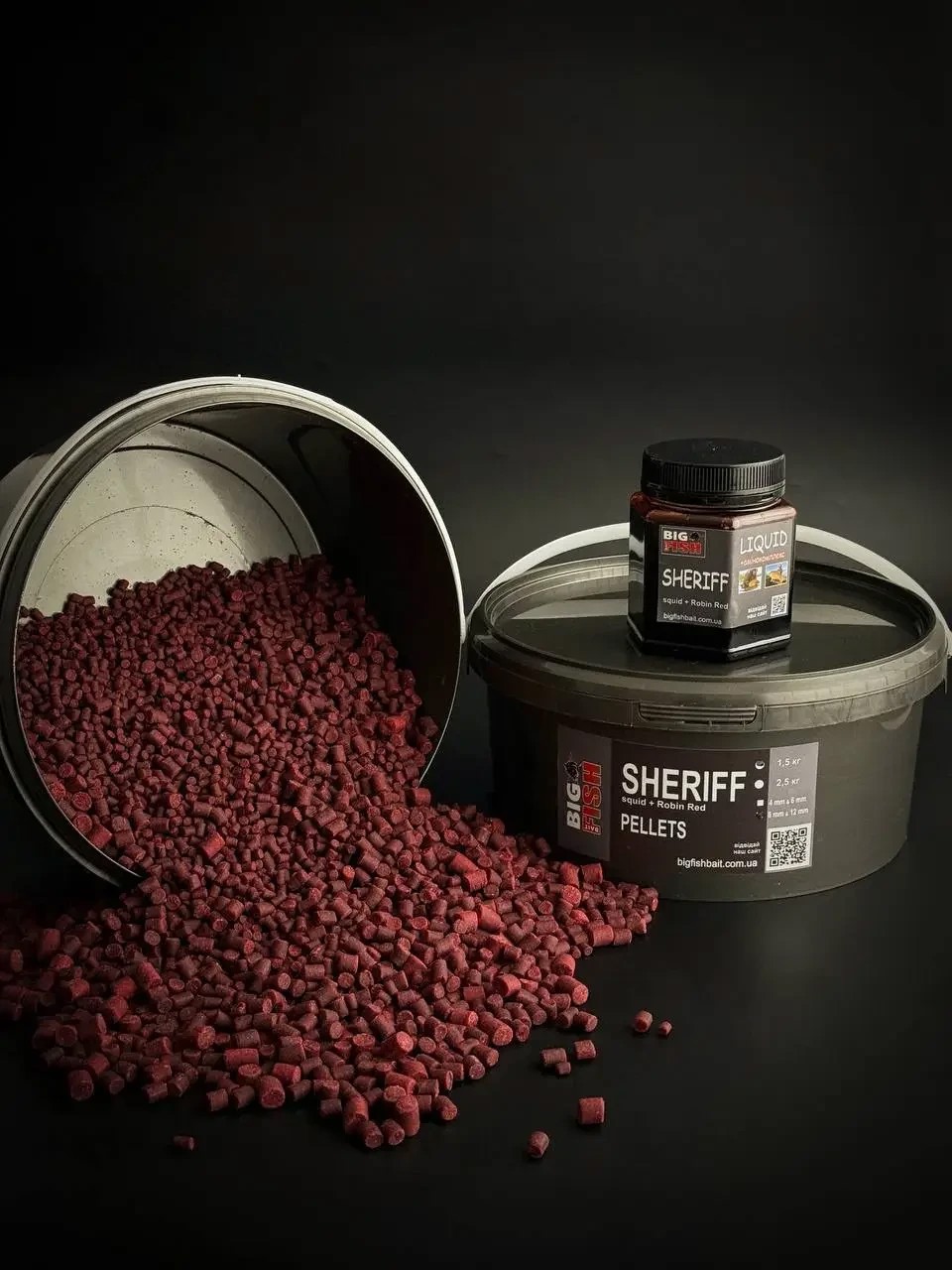 Пелетс Big fish Sheriff Premium Pellets мікс 4-6мм відро 1,5 кг