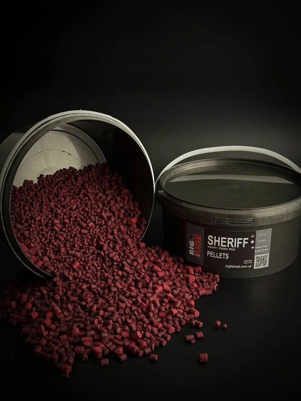 Пелетс Big fish Sheriff Premium Pellets мікс 4-6мм відро 1,5 кг