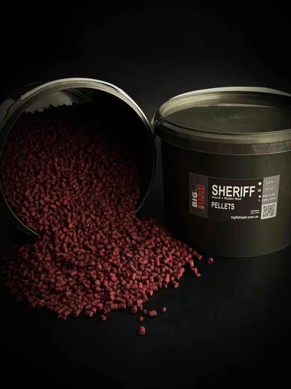 Пелетс Big fish Sheriff Premium Pellets мікс 4-6мм відро 2,5 кг