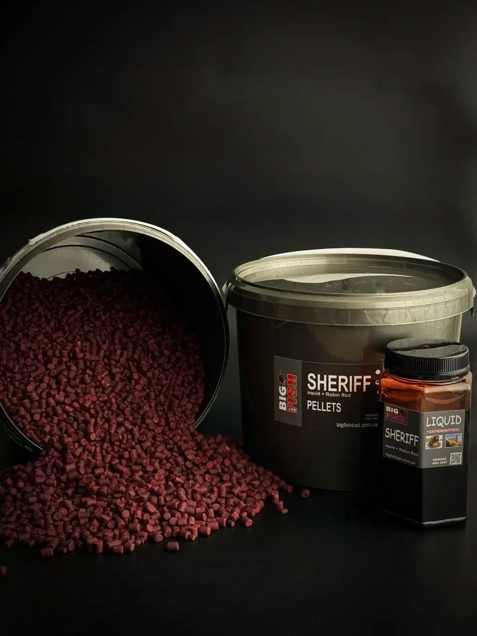 Пелетс Big fish Sheriff Premium Pellets мікс 4-6мм відро 2,5 кг