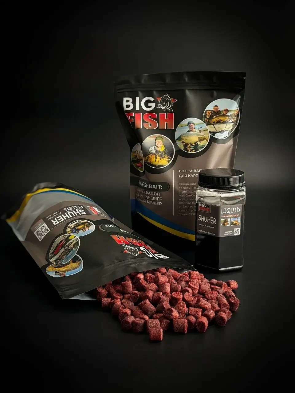 Пелетс Big fish Shuher Squid Scopex мікс 8-12мм