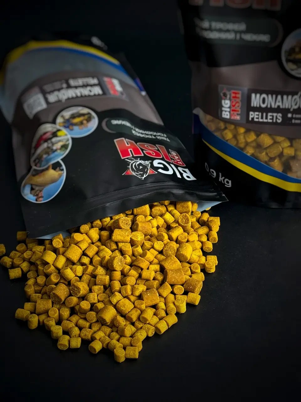 Пелетс Big fish  monAmur фірмовий солодкий аромат Premium Pellets мікс 8-12мм