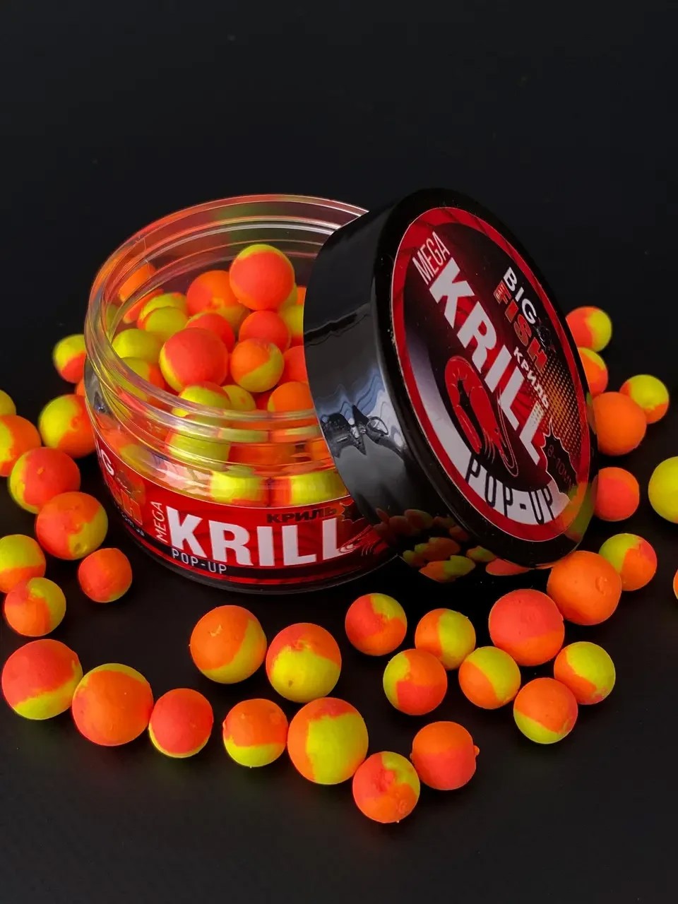 Бойли Pop-Up Big fish Mega KRILL 8-10мм криль