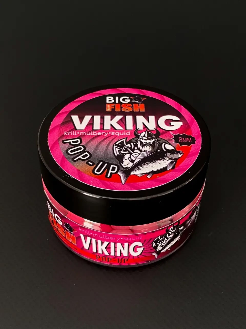 Бойли Pop-Up Big fish VIKING 8мм krill, mulberry squid криль, шовковиця, кальмар