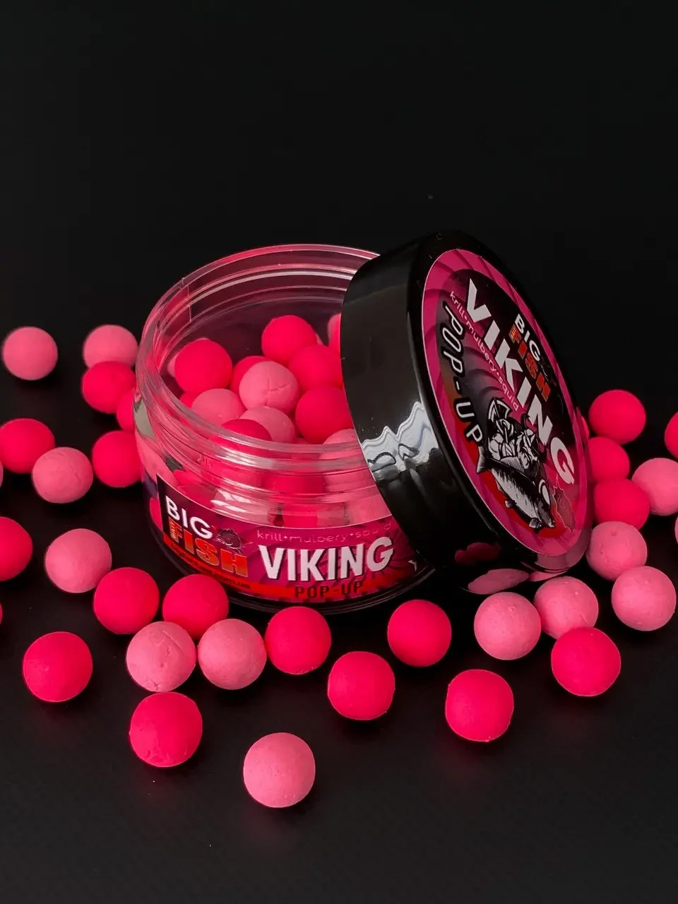 Бойли Pop-Up Big fish VIKING 10мм - krill, mulberry, squid криль, шовковиця, кальмар