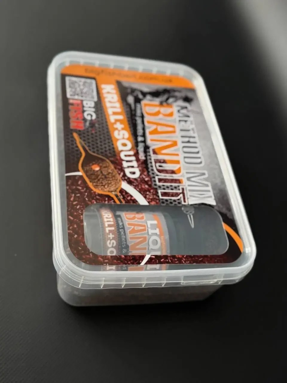 Метод мікс + ліквід Big fish BANDIT krill squid 400 гр