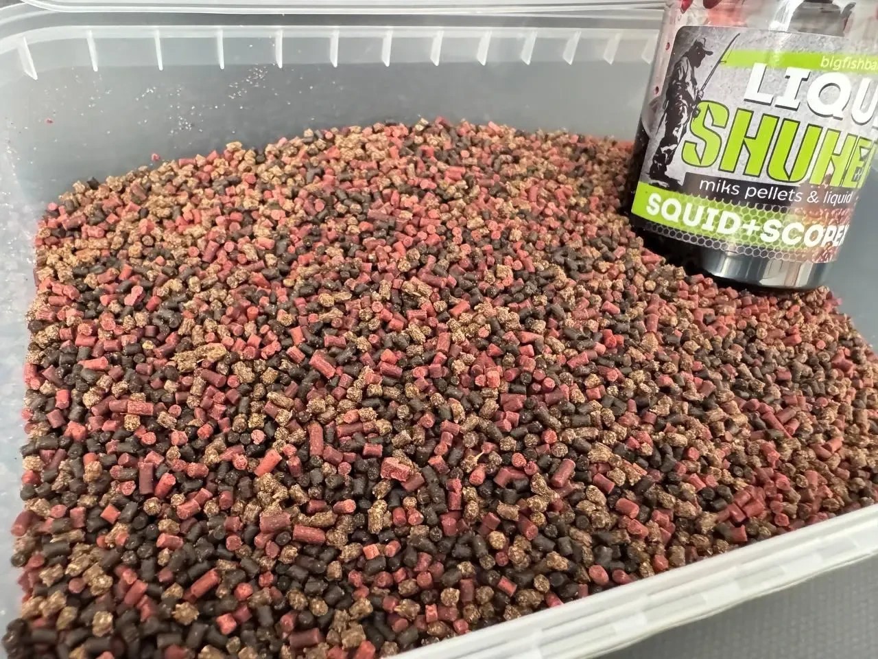 Метод мікс + ліквід Big fish SHUHER squid scopex 400 гр