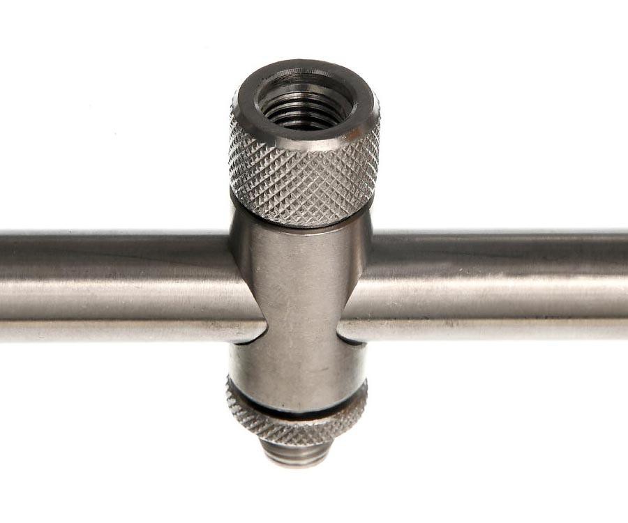 Буз-бар Carp Pro на 3 вудлища 3 Rod Stainless Steel Fixed Buzz Bar 8" 20см