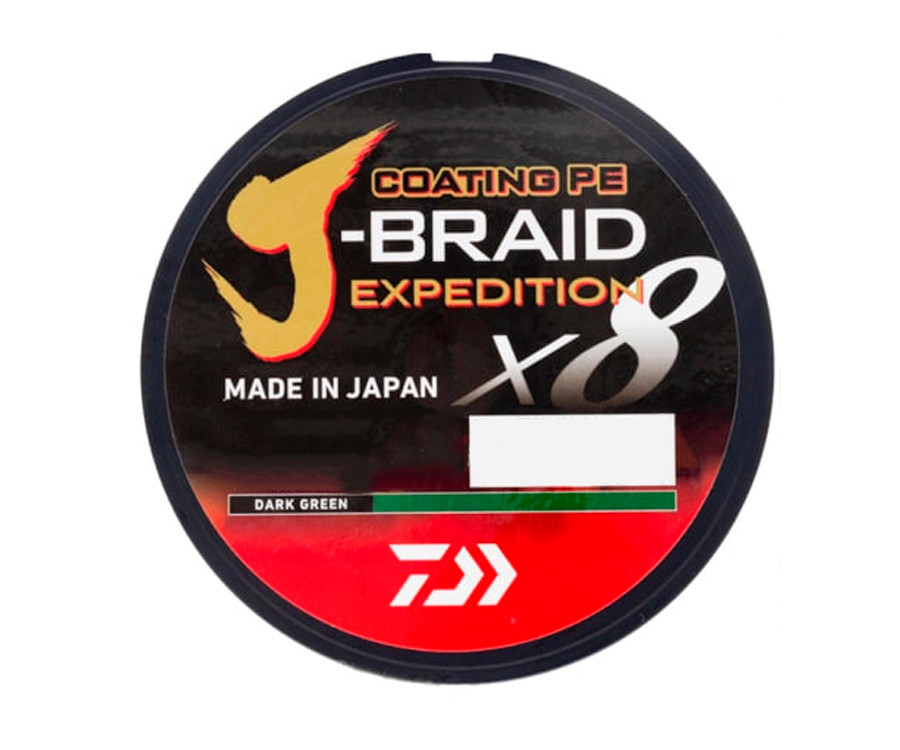 Плетений шнур Daiwa J-Braid Expedition X8 Dark Green 0.22 19.5 kg 150 m