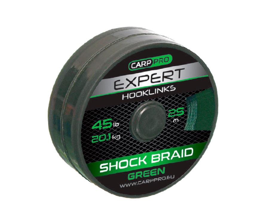 Шок-лідер Carp Pro Shock Braid 45 lb 25 м