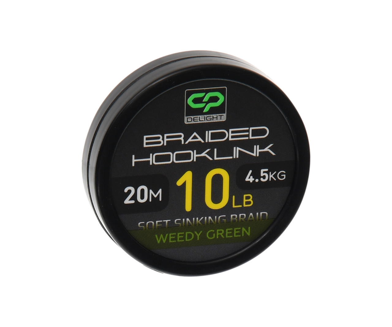 Повідцевий матеріал без оболонки Carp Pro Deligth Soft Braided Hooklink Weedy Green 20м 10lb