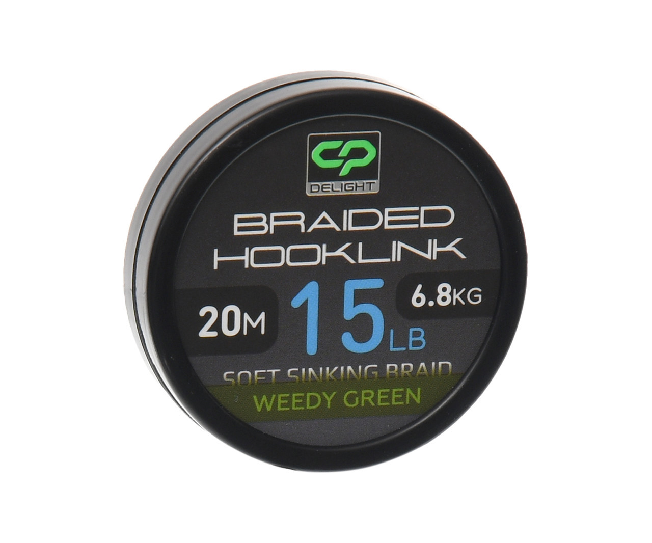 Повідцевий матеріал без оболонки Carp Pro Deligth Soft Braided Hooklink Weedy Green 20м 15lb