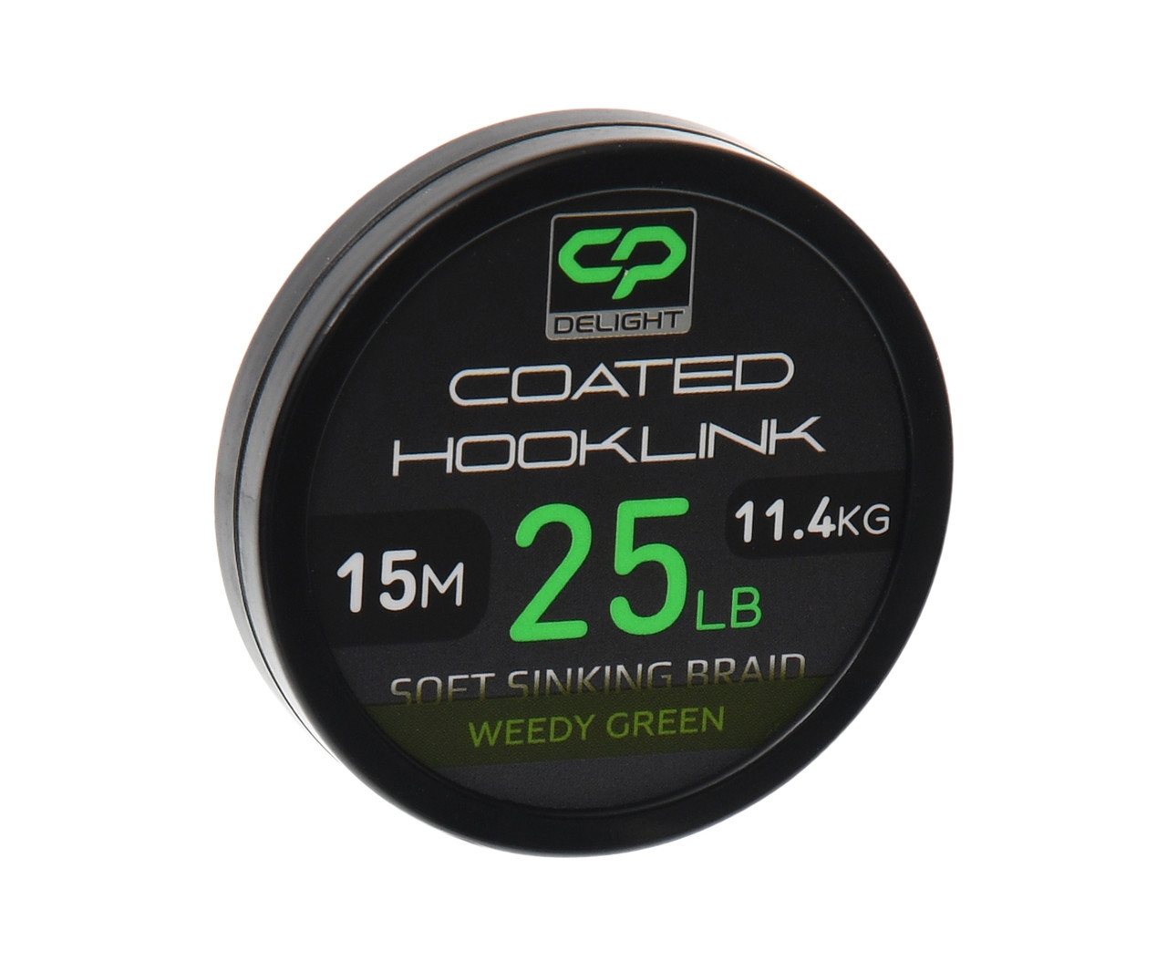 Повідцевий матеріал в оболонці Carp Pro Deligth Soft Coated Hooklink Weedy Green 15м 25lb