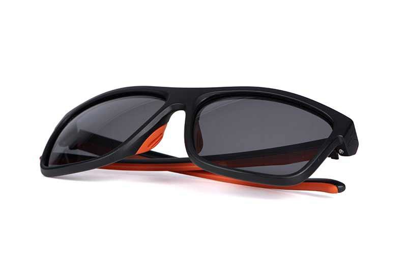 Сонцезахисні окуляри Fox Collection Black Orange Shades Grey Lens