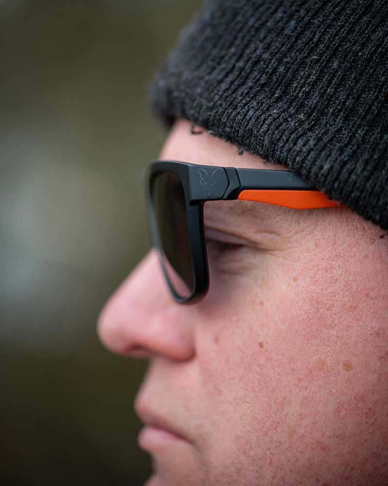 Сонцезахисні окуляри Fox Collection Black Orange Shades Grey Lens