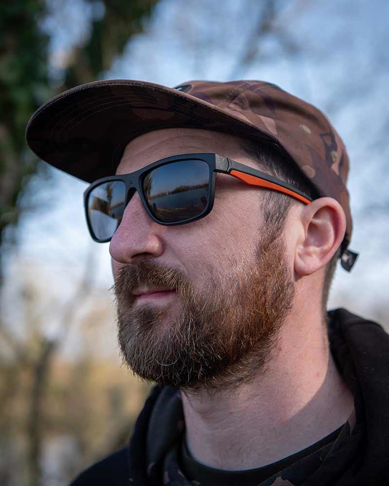 Сонцезахисні окуляри Fox Collection Black Orange Shades Grey Lens