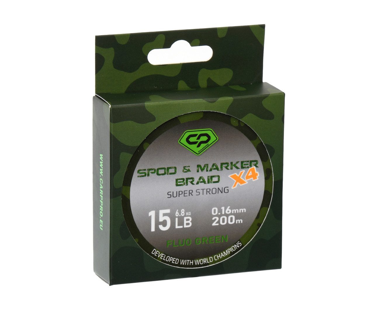 Шнур Carp Pro Diamond Spood & Marker Braid PE X4 0.16мм