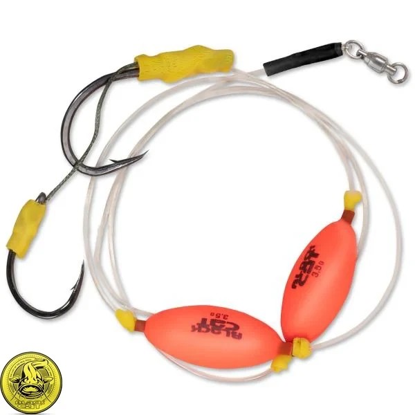 Готове оснащення сомове Black Cat Micro U-Float R 2.00m 1.20mm Size 8-0 1-0