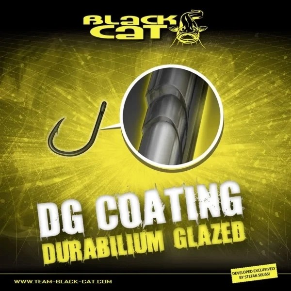 Гачки на сома Black Cat Rigging Hook DG coating Size 4/0