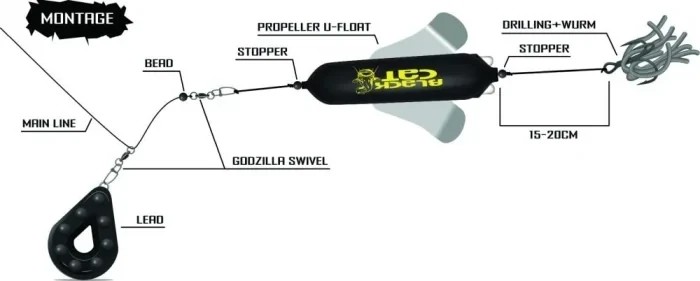 Поплавець Black Cat Rattle U-Float 40 g