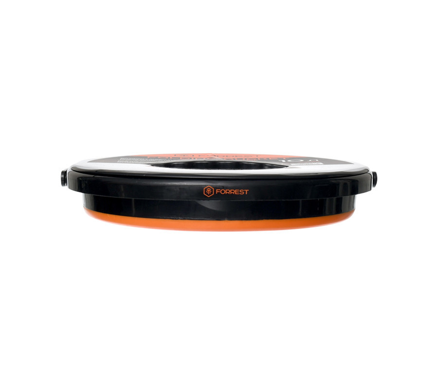 Відро силіконове Forrest Folding Bucket Orange with cover 10л
