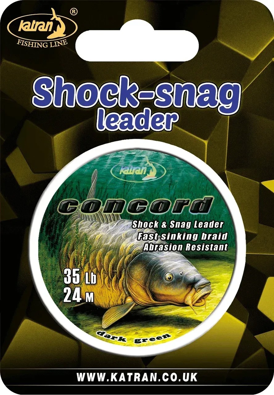 Шок-лідер Katran Shock-snag leaders Concord 35Lb 24m